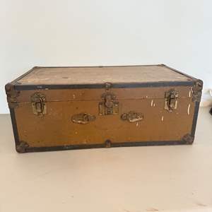 Lot #180  - Antique trunk 