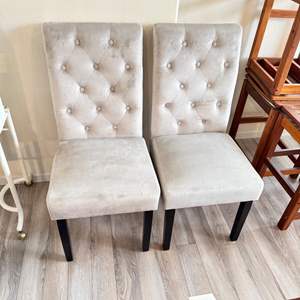 Lot #193  - Two Pier One Imports Chairs 