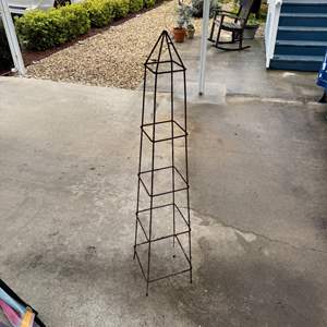 Lot #203  - Garden obelisk/plant trellis