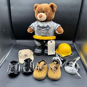 Lot #232  - Build-A-Bear with 11 difference costumes and shoes!