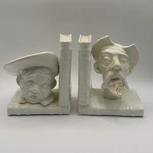 Lot #6 - Ceramic book ends