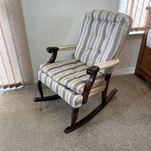 Lot #31 - Cushioned rocking chair