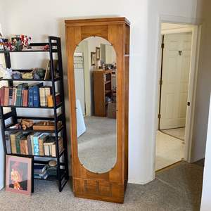 Lot #40 - Double sided entry wardrobe with mirror