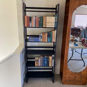 Lot #41 - Folding stackable bookcases (does not include books)