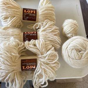 Lot #62 - Lopi, Iceland Sheep Wool Skeins (winter white)