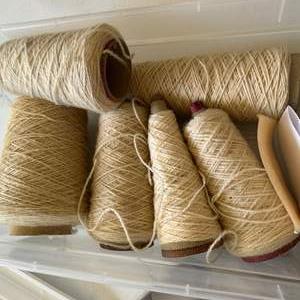 Lot #77 - 6 spools of off white 