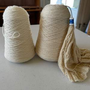 Lot #78 - Two large spools of wool silk 