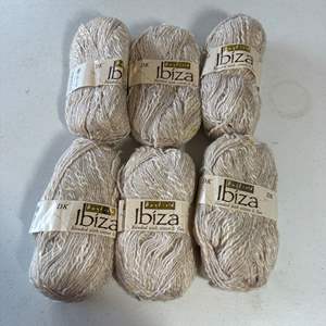 Lot #82 - 6 skeins, blended cotton and flax - by Hayfield Textiles in England