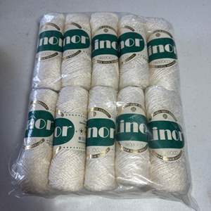 Lot #133 - Linor, Linen/Cotton/Rayon Blend 10 Skeins, Berroco Made in USA 