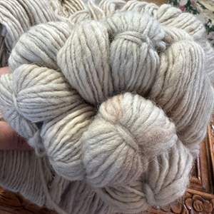 Lot #166 - Hand spun, pure wool, kettle dried made in Uruguay  8 skeins