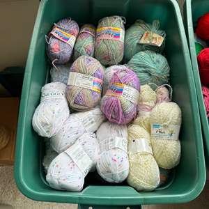 Lot #197 - Tote full! 24 skeins