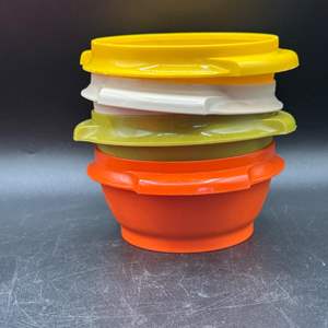 Lot #213 - (4) Tupperware bowls 