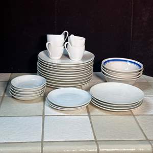 Lot #237 - Full set of plates and bowls 