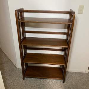 Lot #282 - Folding bookshelf