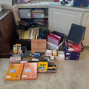 Lot #284 - Extensive office supplies