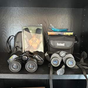 Lot #293 - Tasco and Bushnell binoculars