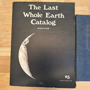 Lot #343 - Vintage Whole earth catalog, and more