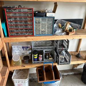 Lot #374 - Fasteners with nice organizers with miscellaneous 