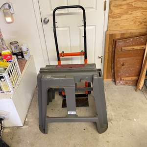 Lot #377 - Sawhorse and dolly