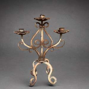 Lot #11  - Antique ornate candleabra 