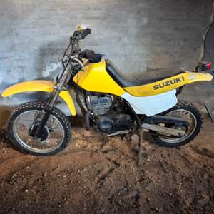 Lot #46  - Suzuki DS80 “Junior” dirt bike (comes with 2 new tires, tubes and helmet)