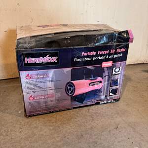 Lot #91  - Heatmax Portable Forced Air Heater (brand new still)