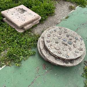 Lot #139  - Garden concrete paver stones 