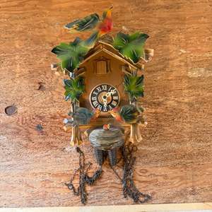 Lot #168  - Vintage German cuckoo clock