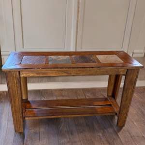 Lot #183  - Tile inlay foyer/entryway table