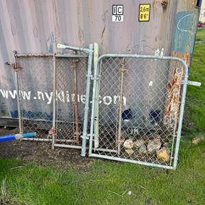 Lot #257  - Chainlink fence gate panels