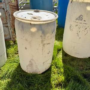 Lot #267  - 25 gal. plastic drum 