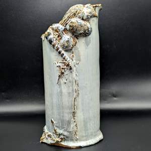 Lot #23 - Ceramic Seashell Vase