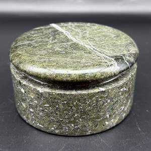 Lot #38 - Green Marble Stone Box