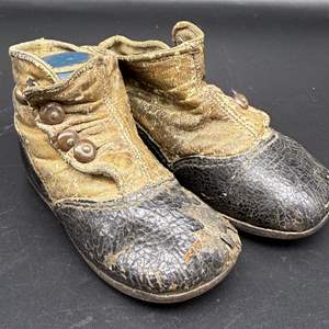 Lot #50 - Antique Baby Shoes