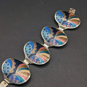 Lot #102 - Vintage Enamel Cuff