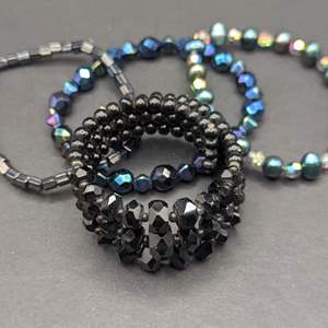 Lot #110 - (4) Beaded Bracelets 