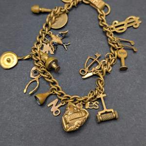 Lot #150 - Vintage Charm Bracelet 