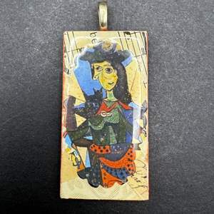 Lot #174 - Decoupage Picasso Pendant