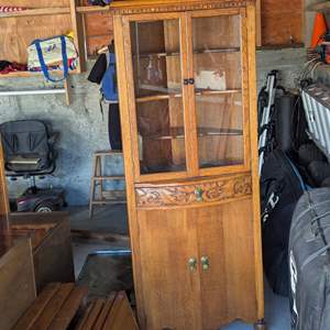 Lot #262 - Antique Corner Cabinet 