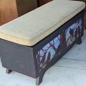 Lot #263 - Hand-Painted Raven Lane Cedar Chest