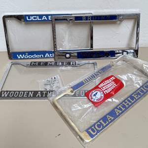 Lot #215 - UCLA Bruins License Plate Holders