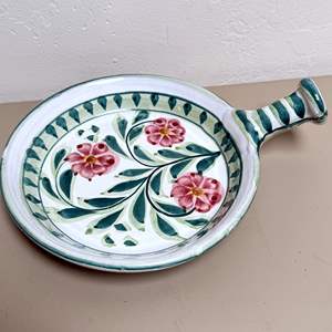 Lot #217 - Porches Hand-Painted Pottery Server 