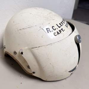 Lot #224 - Vintage US Navy Aviation Helmet 