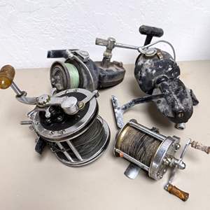 Lot #229 - Vintage Fishing Reels (Pflueger, Mitchell, Senator and More)