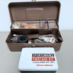 Lot #230 - Vintage First Aide and Snake Bite Kit