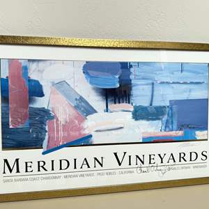 Lot #234 - Meridian Vineyards Signed by Charles Ortman and Artist Gothman