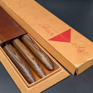 Lot #246 - Shur Edge Pakkawood Carving Set