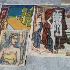 Lot #247 - Original Paintings on Canvas