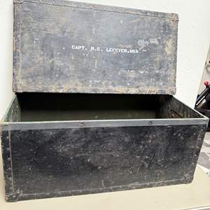 Lot #274 - Vintage US Naval Trunk