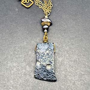 Lot #183 - Iridescent Stone Pendant